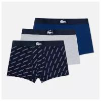 Комплект мужских трусов Lacoste Underwear 3-Pack Boxer Brief Casual комбинированный, Размер XL