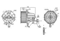 NISSENS 87215 Мотор отопителя VAG A4/A5/A6/A7/Q5 1.8-3.0/2.0D-3.0D 07-