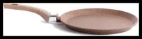 Блинная сковорода 26 см коричневый гранит