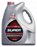 Моторное масло Лукойл Супер 10W-40 полусинтетическое 5 л