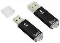 USB Flash накопитель SmartBuy 4Gb SmartBuy V-Cut Black (SB4GBVC-K)