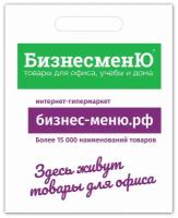 Пакет презентационно-упаковочный бизнесменю, 40х50 см, усиленная ручка, 503226