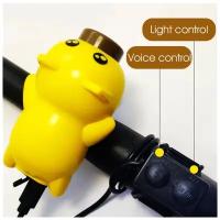 Bicycle lamp for children with remote control and sound signal 0701310