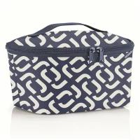 Термосумка coolerbag s pocket signature navy, Reisenthel, синий/белый, арт: LG4073 LG4073