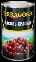 Фасоль Ferragosto красная, жестяная банка, 400 г