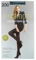 Колготки INNAMORE Microfibra, 200 ден, nero, 2 размер, черный, матовый