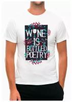 Футболка Wine is Bottled Poetry
