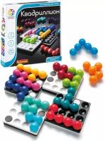 Настольная магнитная игра IQ головоломка с шариками 3D квадриллион Bondibon Smart Games развивающая игрушка пазл, нейротренажер в дорогу