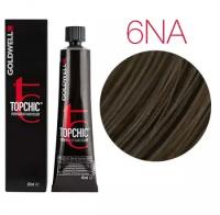 Goldwell TOPCHIC TUBA 6-NA, Cтойкая крем-краска для волос, Пепельный темно-русый натуральный, 60мл