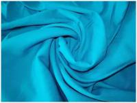 Ткань портьерная декоративная габардин Эстейдж, арт Т8, высота 300 см, цвет голубой, 1 метр