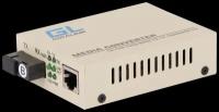 Медиаконвертер GIGALINK, RJ-45x1 Гбит/с, SCx1 Гбит/с, 20 км (GL-MC-UTPF-SC1G-18SM-1550)