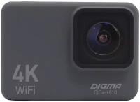 Экшн-камера Digma DiCam 810 серый