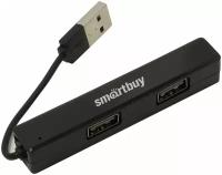 USB 2.0 Хаб Smartbuy 408, 4 порта, черный (SBHA-408-K)