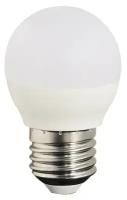 Лампа светодиодная ECOLA globe 8,0W G45 220V E27 4000K шар (композит) 78x45