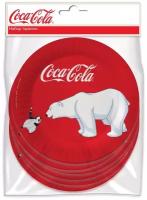 Тарелки бумажные ND Play Coca-Cola, Мишки-1, 6 шт, d 230 мм (297473)