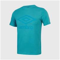 Футболка Umbro, размер L, голубой