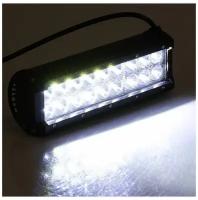 Противотуманная фара, 12В 18 LED, IP67, 54 Вт, 6000 К, направленный свет 3715254