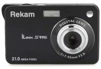 Фотоаппарат Rekam iLook S990i черный 21Mpix 2.7