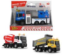 Строительная техника Dickie Toys с кабиной, die-cast, 17 см, свет, звук (3722007)