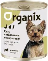 Organix Консервы для собак Фрикасе из гуся с яблоками и морковкой, 400г 0.4 кг