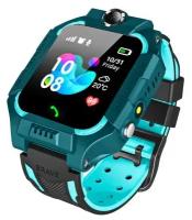 Детские умные смарт часы /Кнопка SOS/ Отслеживание GPS - трекер/ Зеленые