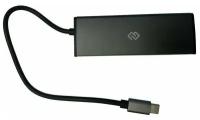 USB-хаб Digma HUB-2U3.0СAU-UC-G grey