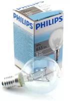 Philips Лампа накаливания E14 60Вт P45 CL