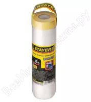 STAYER Защитная пленка STAYER PROFESSIONAL с клейкой лентой маскер HDPE 9мкм, 2,7х15м 12255-270-15