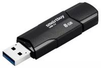 Накопитель USB 3.1 8Гб Smartbuy Clue (SB8GBCLU-K3), черный