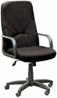 Кресло офисное Менеджер, ткань, монолитный каркас, черное С-11 шт