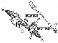 Тяга рулевая Febest 1622-166