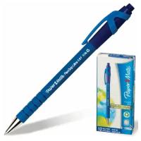 PAPER MATE Ручка шариковая автоматическая paper mate flexgrip ultra rt, синяя, soft-touch, узел 1 мм, линия письма 0,8 мм, s0190303, 12 шт