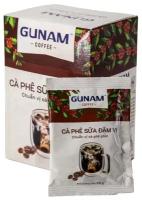 Кофе растворимый GUNAM - Крепкий кофе с молоком (CA PHE SUA DAM VI) 200 г/кор. 10 пак. по 20 г