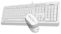 Клавиатура и мышь A4Tech Fstyler F1010 White