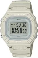 Наручные часы CASIO Наручные часы Casio W-218HC-8A, бежевый, белый