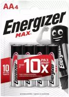 LR06 (АА) ENERGIZER Max (96шт./4 бл.)(1054) Комплект из 4 батареек