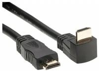 Кабель HDMI<=>HDMI-угловой коннектор 90град 5м, 2.0V VCOM