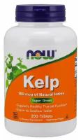 NOW Kelp 150 mcg - Йод 200 таблеток