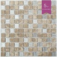 Мозаика каменная NS mosaic K 754 298х298 чип 23x23 уп 5 шт