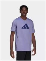 Футболка муж. HF4755/adidas/(M FI 3BAR TEE)/LIGHT PURPLE/LPURPL/размер XL