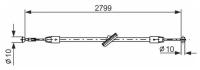 Трос ручного тормоза MB W639 03- 2799мм BOSCH 1987477197