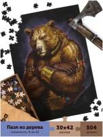 Пазл collaba puzzle Медведь 962245, 504 дет., 24.6х17.7х4.5 см