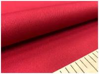 150 см. Ткань саржа (твил) красный 210 гр/м цена 1 м. розница