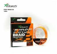 Шнур плетеный Intech First Braid PE X8 100m Orange #1.5 (26lb/11.79kg)