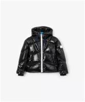 Куртка демисезонная свободной формы черная Gulliver, размер 152, мод. 22209GJC4103