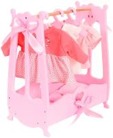 Вешалка для кукольной одежды (шкаф розовый) коллекции Diamond Princess Лидер 72719
