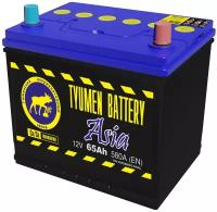 Аккумулятор Тюмень Азия 65 Ач ток 580А (TYUMEN BATTERY Asia) 6СТ-65L О/П (232x172x225) обратная полярность - +