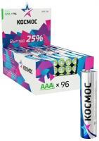 Элемент питания алкалиновый AAA/LR03 (уп.96шт) космос KOCLR03_96BOX