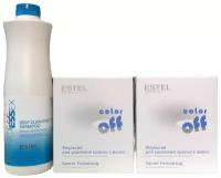 ESTEL Набор Эмульсия для удаления краски с волос Color Off 2 упаковки + Шампунь глубокой очистки Princess Essex 1000 мл