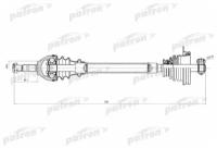 Полуось PATRON арт. PDS0637